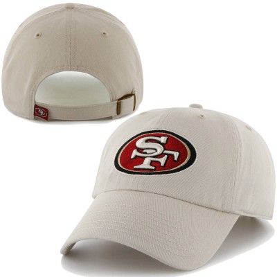 Mens San Francisco 49ers '47 Brand Natural Cleanup Adjustable Hat 802346